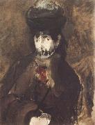 Edouard Manet Jeune femme voilee (mk40) oil painting reproduction